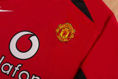 02-04 Manchester United Home Long Sleeve
