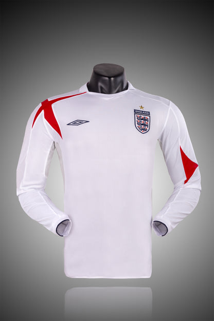 2006 England Home Long Sleeve