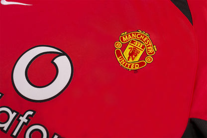 02-04 Manchester United Home Short Sleeve