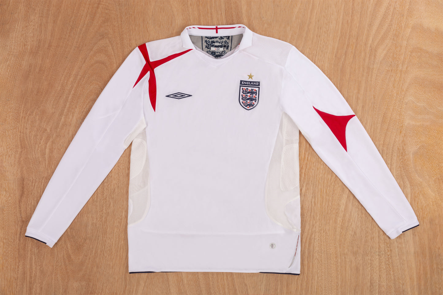 2006 England Home Long Sleeve