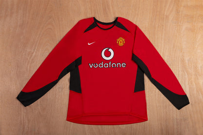 02-04 Manchester United Home Long Sleeve