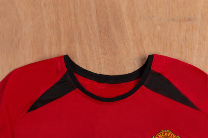 02-04 Manchester United Home Long Sleeve